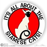 Siamese Cat Decal