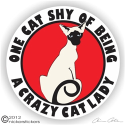 Siamese Cat Decal