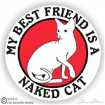 Sphynx Cat Decal