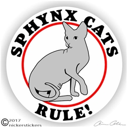 Sphynx Cat Decal