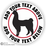 Llama Decal