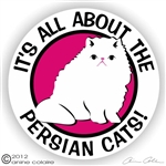 Persian Cat Decal