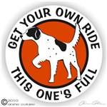 English Setter Decal