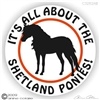 Shetland Pony Horse Trailer Decal