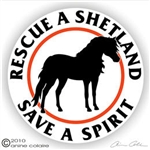 Shetland Pony Horse Trailer Decal