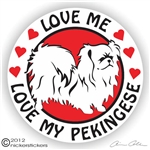 Pekingese Decal