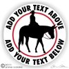 Saddle Mule Decal