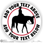 Saddle Mule Decal