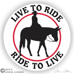 Saddle Mule Decal