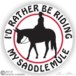 Saddle Mule Decal
