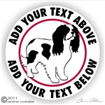 Cavalier King Charles Spaniel Decal