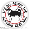 Alaskan Klee Kai Decal