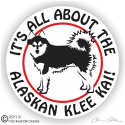 Alaskan Klee Kai Decal