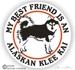 Alaskan Klee Kai Decal