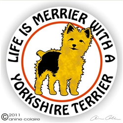 Yorkie Decal