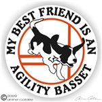 Basset Hound Decal