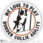 Border Collie Decal