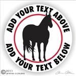 Quarter Horse Vinyl Decal