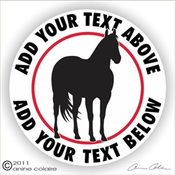 Quarter Horse Vinyl Decal