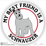 Schnauzer Decal