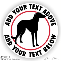 Scottish Deerhound Decal