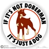 Doberman Decal