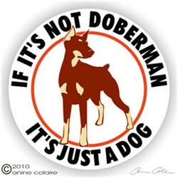 Doberman Decal