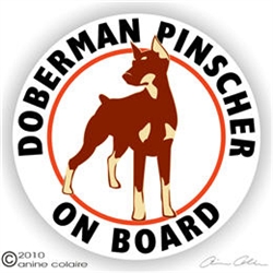 Doberman Decal