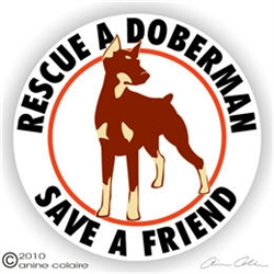 Doberman Decal