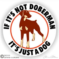 Doberman Decal