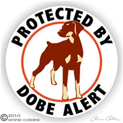 Doberman Decal