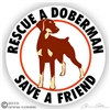 Doberman Decal