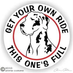 Great Dane Decal