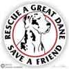 Great Dane Decal