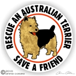 Australian Terrier Decal