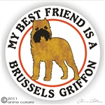 Brussels Griffon Decal