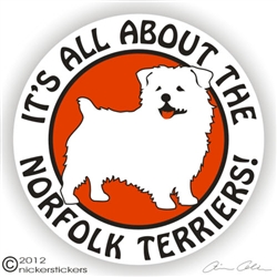 Norfolk Terrier Decal