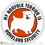 Norfolk Terrier Decal