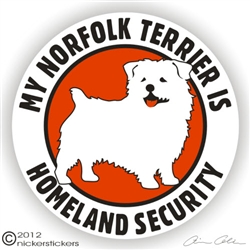 Norfolk Terrier Decal