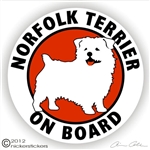 Norfolk Terrier Decal