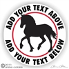 Welsh Cob Horse Trailer Decal