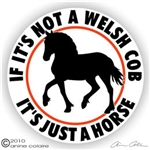 Welsh Cob Horse Trailer Decal