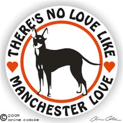 Manchester Terrier Decal