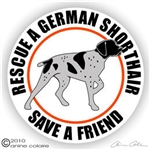 German Shorthaired Pointer Decal