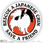 Japanese Chin Decal