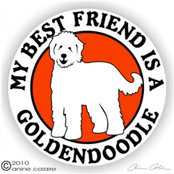 Goldendoodle Decal