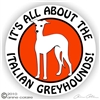 Italian Greyhound Decal