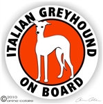 Italian Greyhound Decal