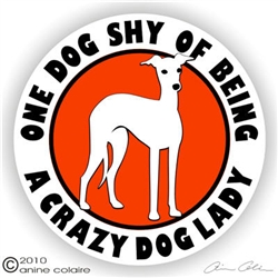 Italian Greyhound Decal