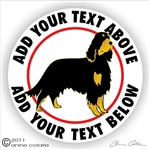 Gordon Setter Decal